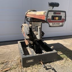 Craftsman 12” Radial Arm Saw 3.5 Hp Motor Woodworking Tool Vintage