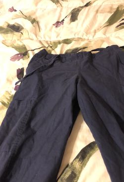 Women’s small navy blue scrub pants