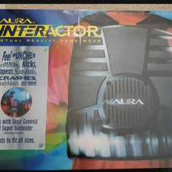 Sega. Nintendo. Virtual Reality. New. Sealed. Aura Interactor.