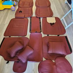Car Seat Cover Accessories full set for Jeep Gladiator 2020 to 2023. Anti Skid Leather Auto interior. Waterproof seat set. 