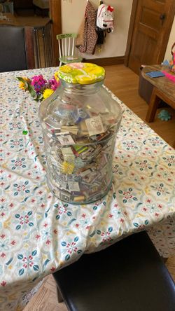 LARGE Vintage Libbey Glass Jug 5 Gallon BICENTENNIAL 1(contact info removed) Stars Eagles / Stars Arrows Olive Branch / Rare Vintage Mid Century Libbe