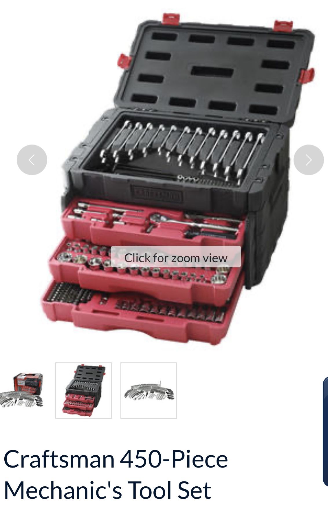 Craftsman- 450 Pieces Mechanic Tool Set
