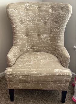 High back chair