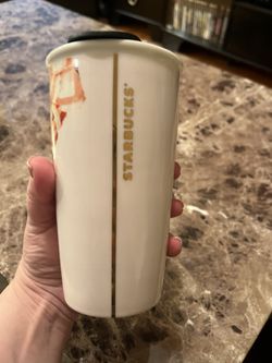 2015 Starbucks Floral Red Flowers Ceramic Travel Cup Tumbler 10oz Dot  Collection for Sale in Brooklyn, NY - OfferUp