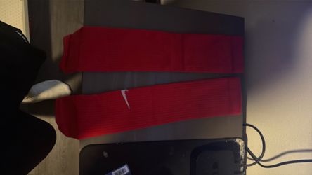 Red Nike Cut Socks