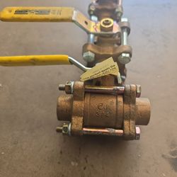 Three piece ball valves Apollo and muller