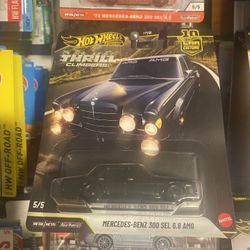Hotwheels Mercedes-Benz blacked out