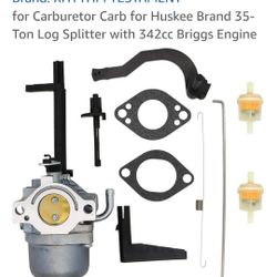 Carburetor For Huskee Log Splitter. 