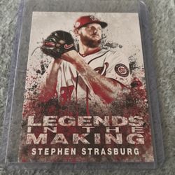 Stephen Strasburg 2018 Topps Legends in the Making #LITM-30 Washington Nationals