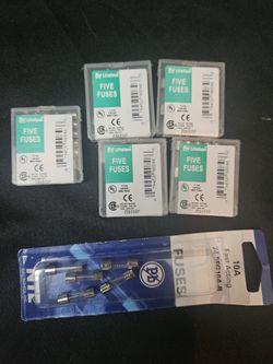 Assorted Resistors And Fuses