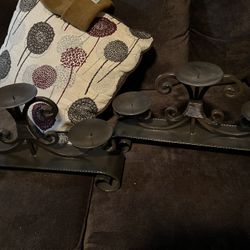 Pair Of Candle Holders 
