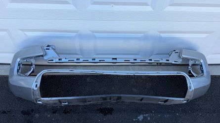 SILVER TOYOTA TACOMA FRONT BUMPER 2016 2017 2018 2019 2020 2021 2022 2023