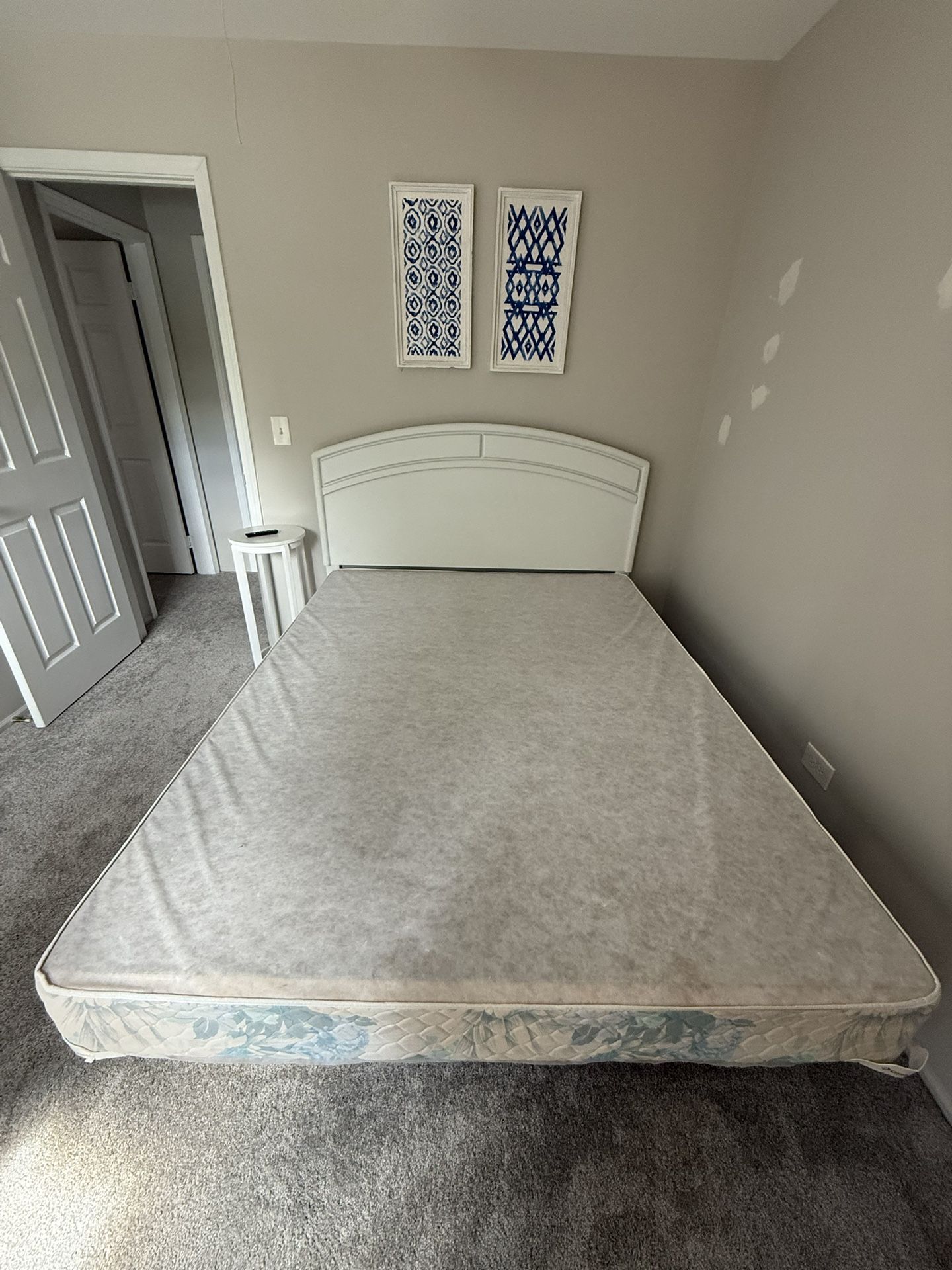 Queen Size Headboard Frame & Box Spring