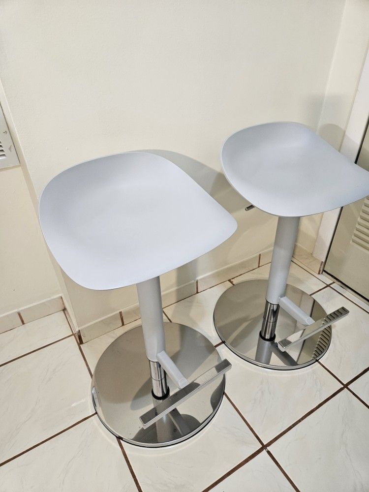 Ikea Bar Stools Adjustable Height. 2 Stools Available