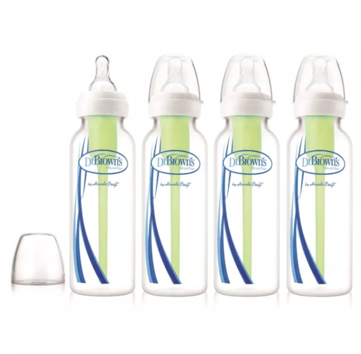 Dr. Brown's Baby Bottle, 8 oz- 4 Pack