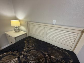 Queen Bed Frame + Nightstand + Headboard –  Sale
