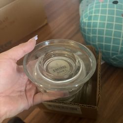 Glass Candle Holders 5pcs