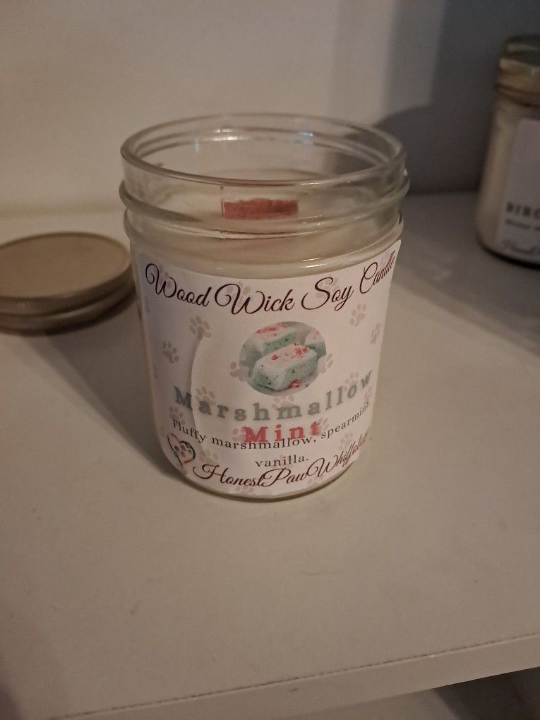 Marshmallow Mint Soy Candle