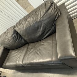Leather Love Seat