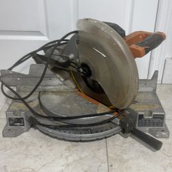 Rigid 12” 15 Amp Corded Dual Bevel Compound Miter Saw 