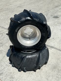 22x11-10 Itp sand stars for Yamaha quads bolt pattern 4-115 on aluminum wheels $150