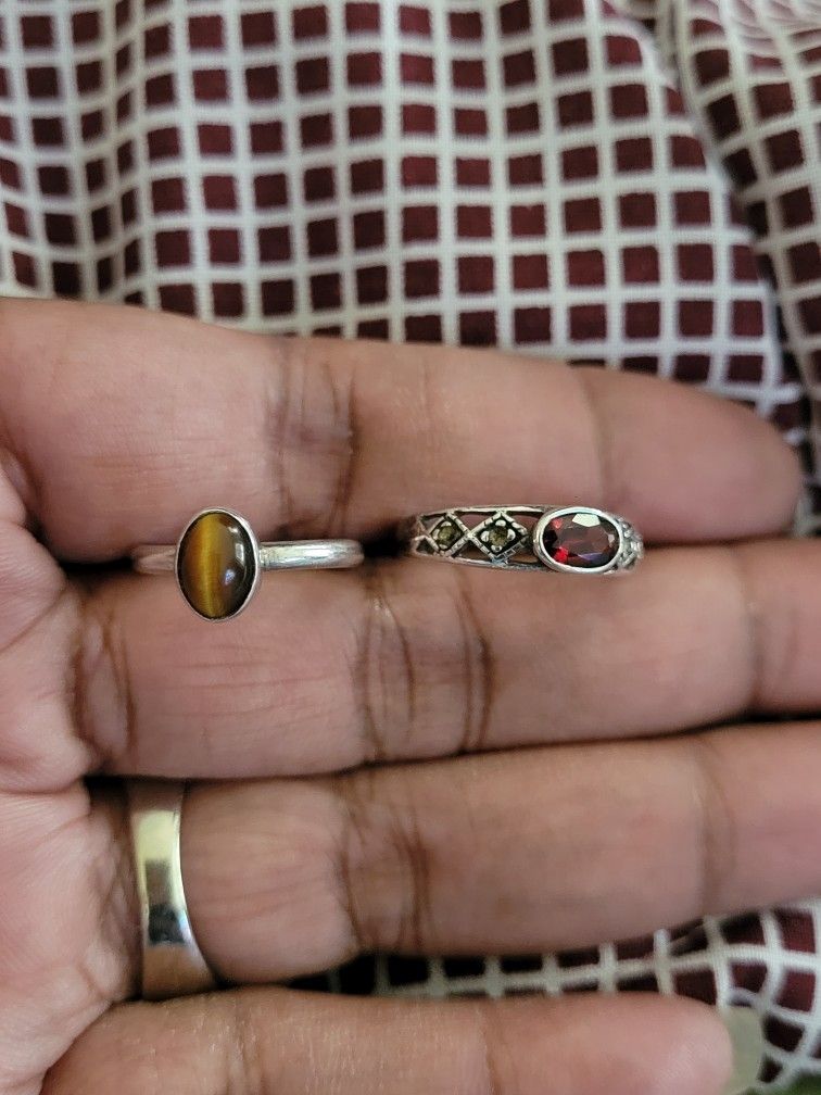Sterling Silver Vintage Rings