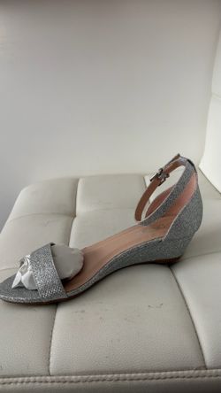 Forever silver low heels