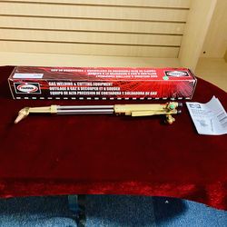 Harris Model 62-5E 90 Degree 18” Heavy Duty Straight Cutting Torch With Tip