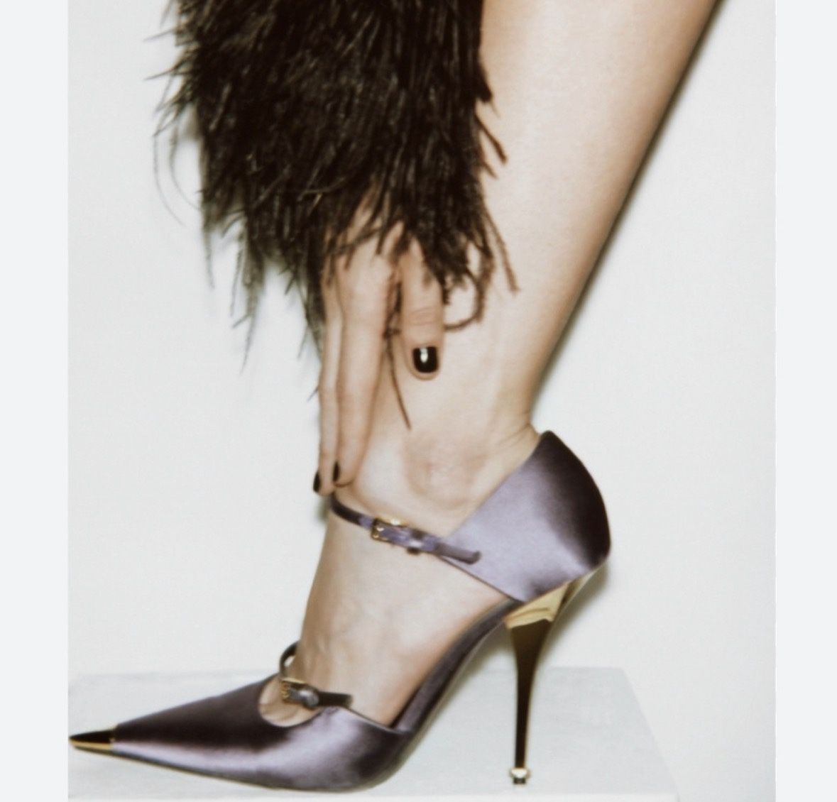 Tom Ford Satin Mary Jane Pumps 38