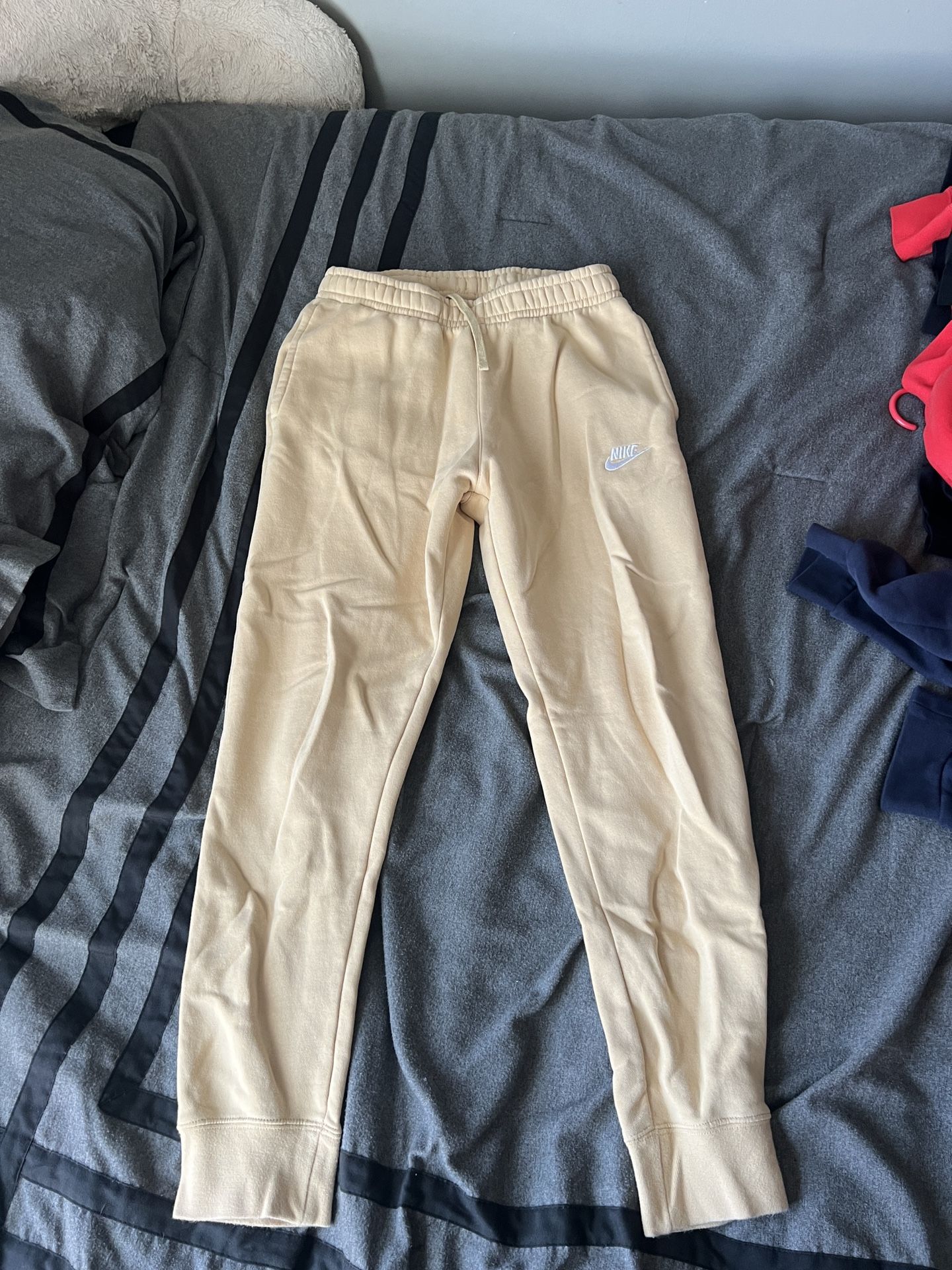 Cream Nike Joggers