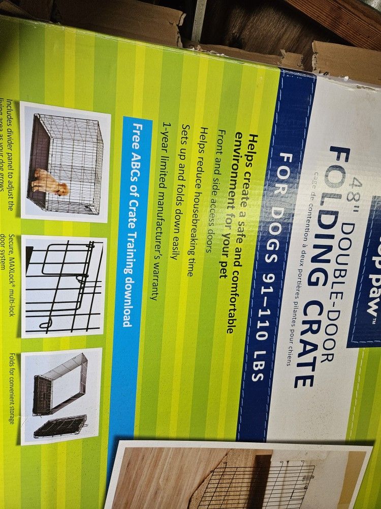 Large Folding Dog Crate