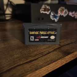 Rampage Puzzle Attack (Nintendo Game Boy Advance, 2001) GAME ONLY Tested