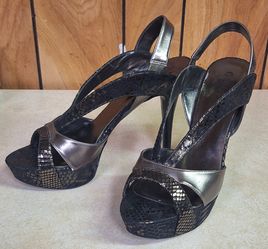 Open-toed, Heel Strap, Stiletto Style Heels 