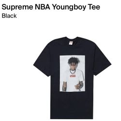 Supreme nba Young Boy Tee Black
