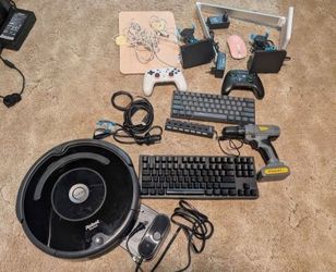 iRobot Roomba, Gaming Accessories, Headphones, Drill, and More