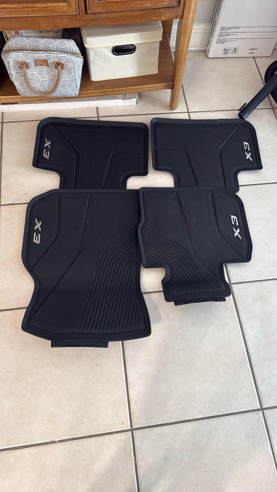 X3 BMW All Weather Floor Mats