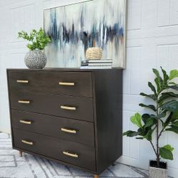 Modern Dark Wood Dresser