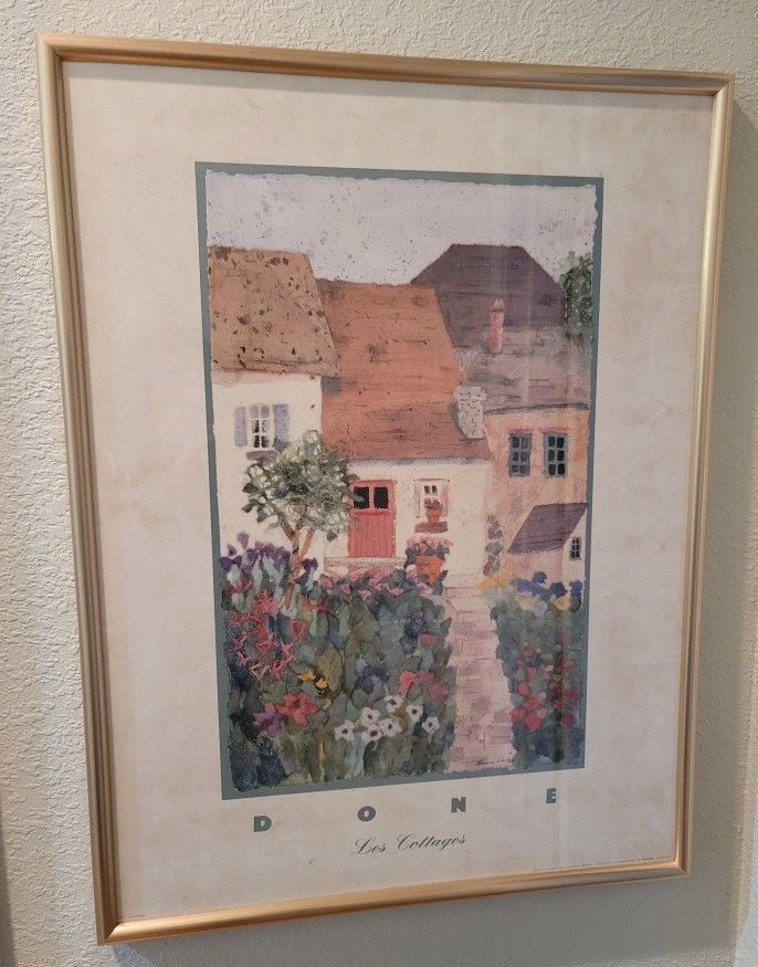 Framed Art, French Cottage