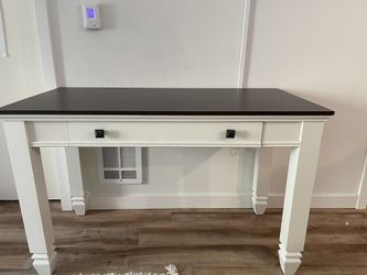 Sturdy Large Desk With Computer Drawer