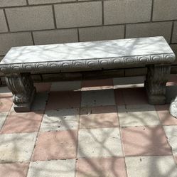 New Bench Made Out Of Cement Perfect Gift 🎁 