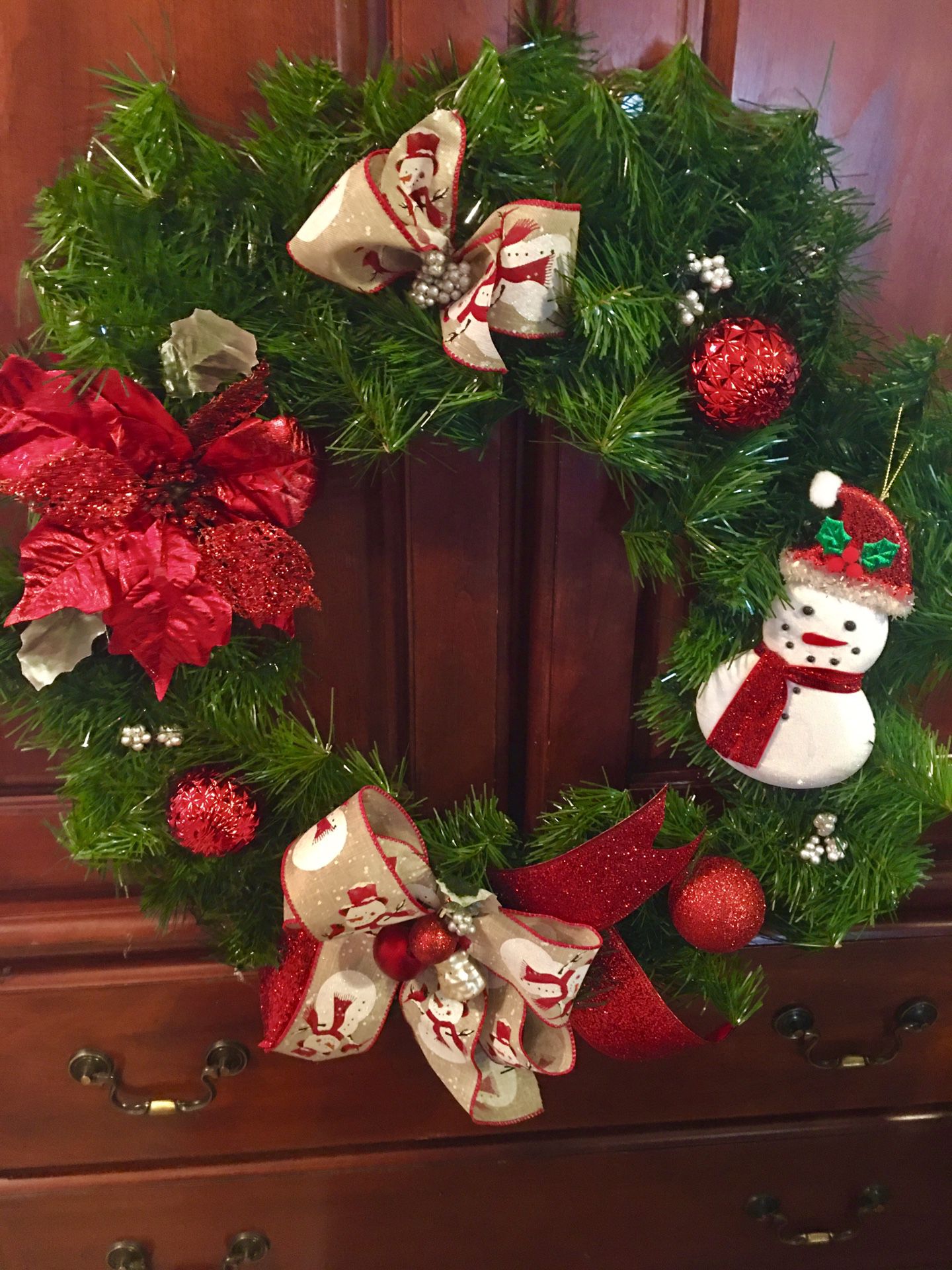 Door Christmas wreath