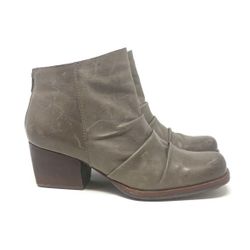 Leather Ankle Boots Women's Shoes Size 9