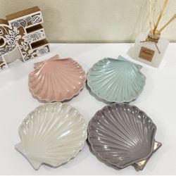 Elegant Shell Jewelry Tray/Plate/Entry Key Tray 6 inches