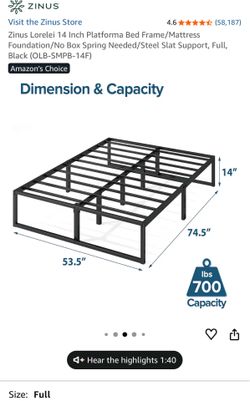 full size Bed frame