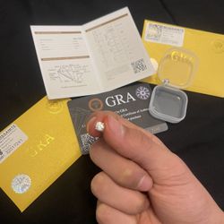 1ct (0.5ct each) moissanite earring sterling silver 