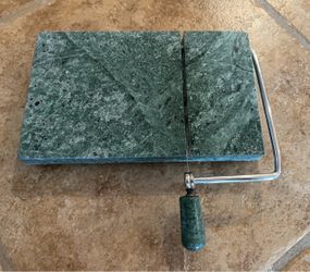 Green Marble 5" x 8" Cheese Slicer
