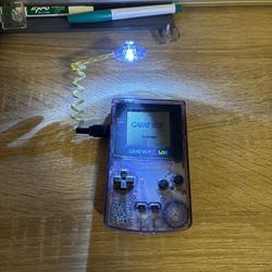 Yellow worm light for GBC (GBC not included)