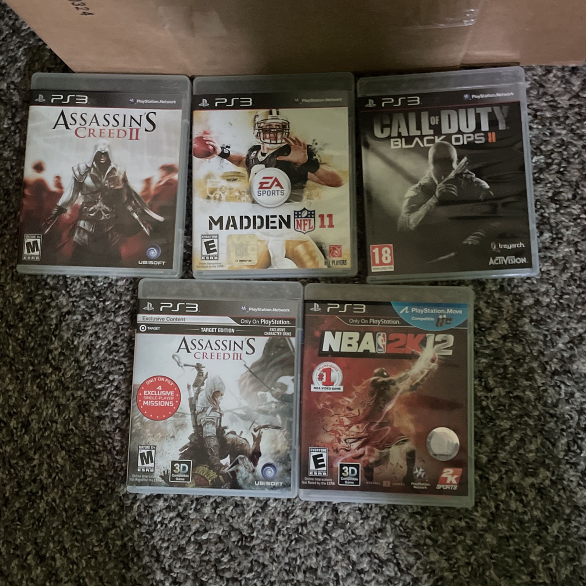 Assorted PS3 games price is for all 
