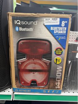 IQ Sound 8" Bluetooth Speaker IQ-4078DJBT