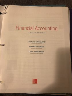 Financial accounting fourth edition.. loose leaf